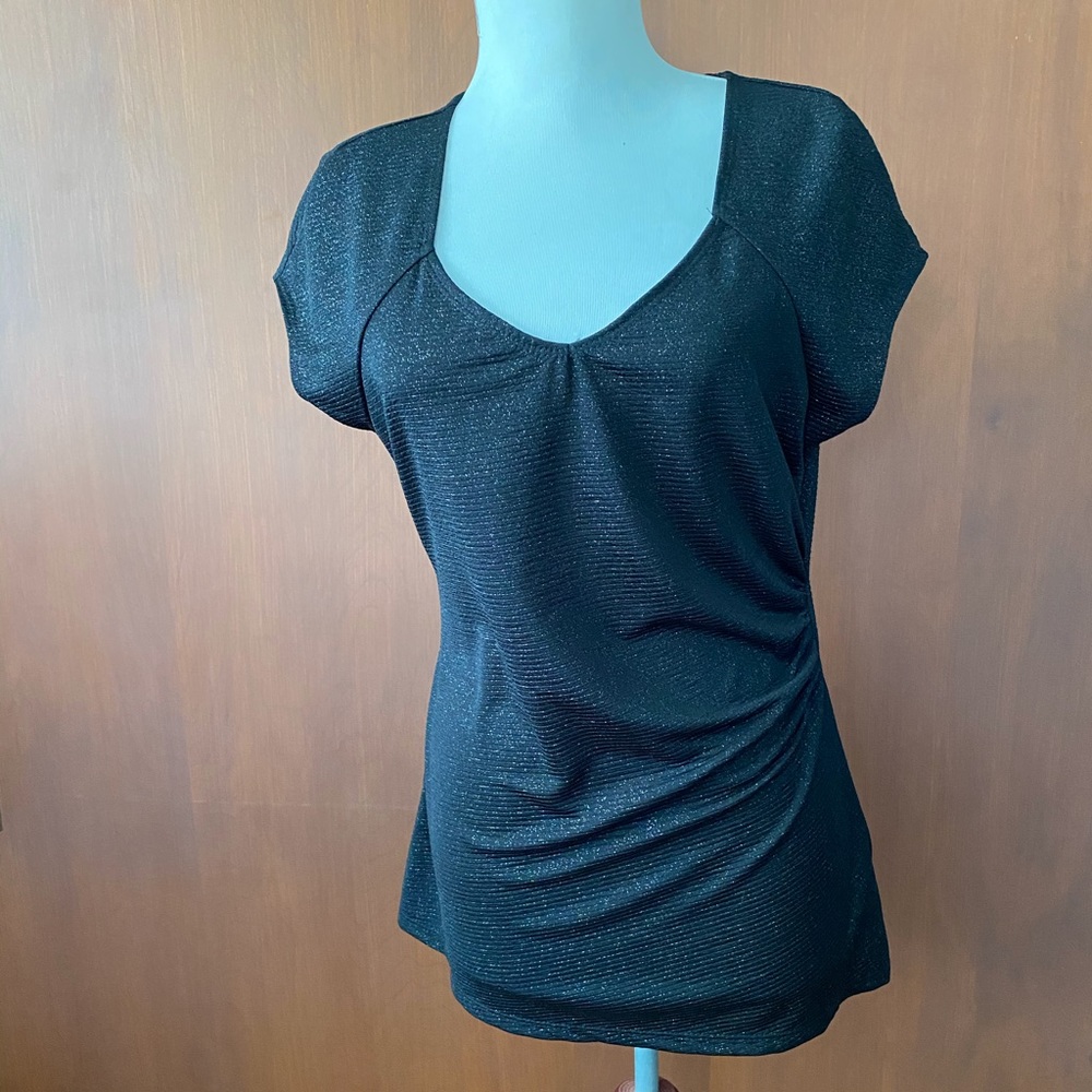 NWT Terra Nostra black and gold top